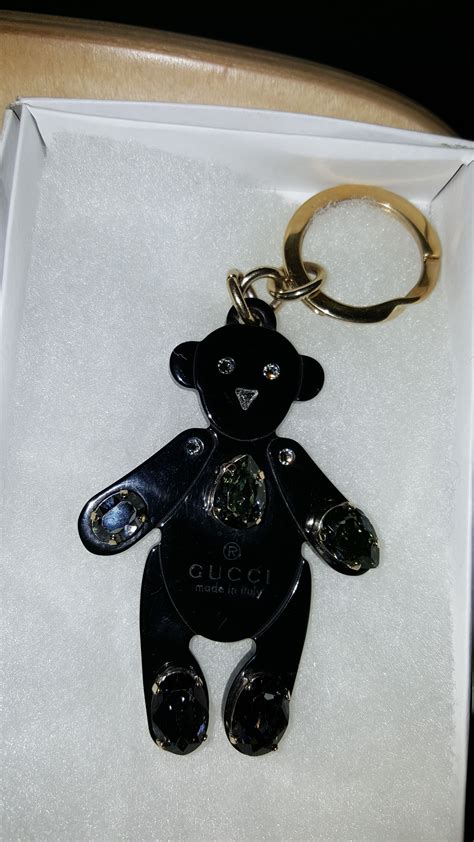 gucci bear key chain|gucci keychain for sale.